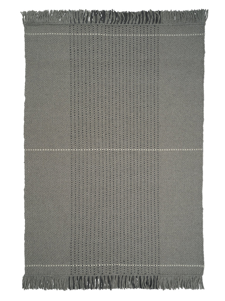 Awakened Mind Grey hand-woven rug – product photo | Linie Design at Bois Blanc Home, Limassol, Cyprus