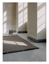 Load image into Gallery viewer, Awakened Mind Charcoal hand-woven rug | Linie Design at Bois Blanc Home, Limassol, Cyprus