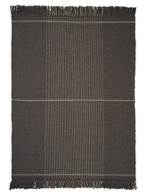 Load image into Gallery viewer, Awakened Mind Charcoal hand-woven rug – product photo | Linie Design at Bois Blanc Home, Limassol, Cyprus
