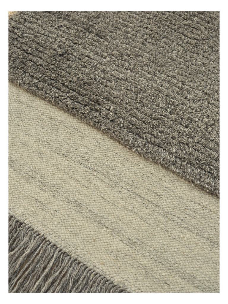Humble Act Stone hand-knotted rug – close-up of the texture | Linie Design at Bois Blanc Home, Limassol, Cyprus