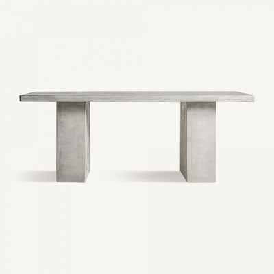 Stone dining table
