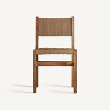 Carica l&#39;immagine nel visualizzatore di Gallery, Teak wood chair with hemp
