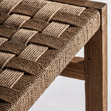 Load image into Gallery viewer, Teak wood chair with hemp