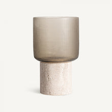 Load image into Gallery viewer, CANDLE HOLDER TRAVERTINE