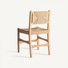 Load image into Gallery viewer, Teak and hemp chair