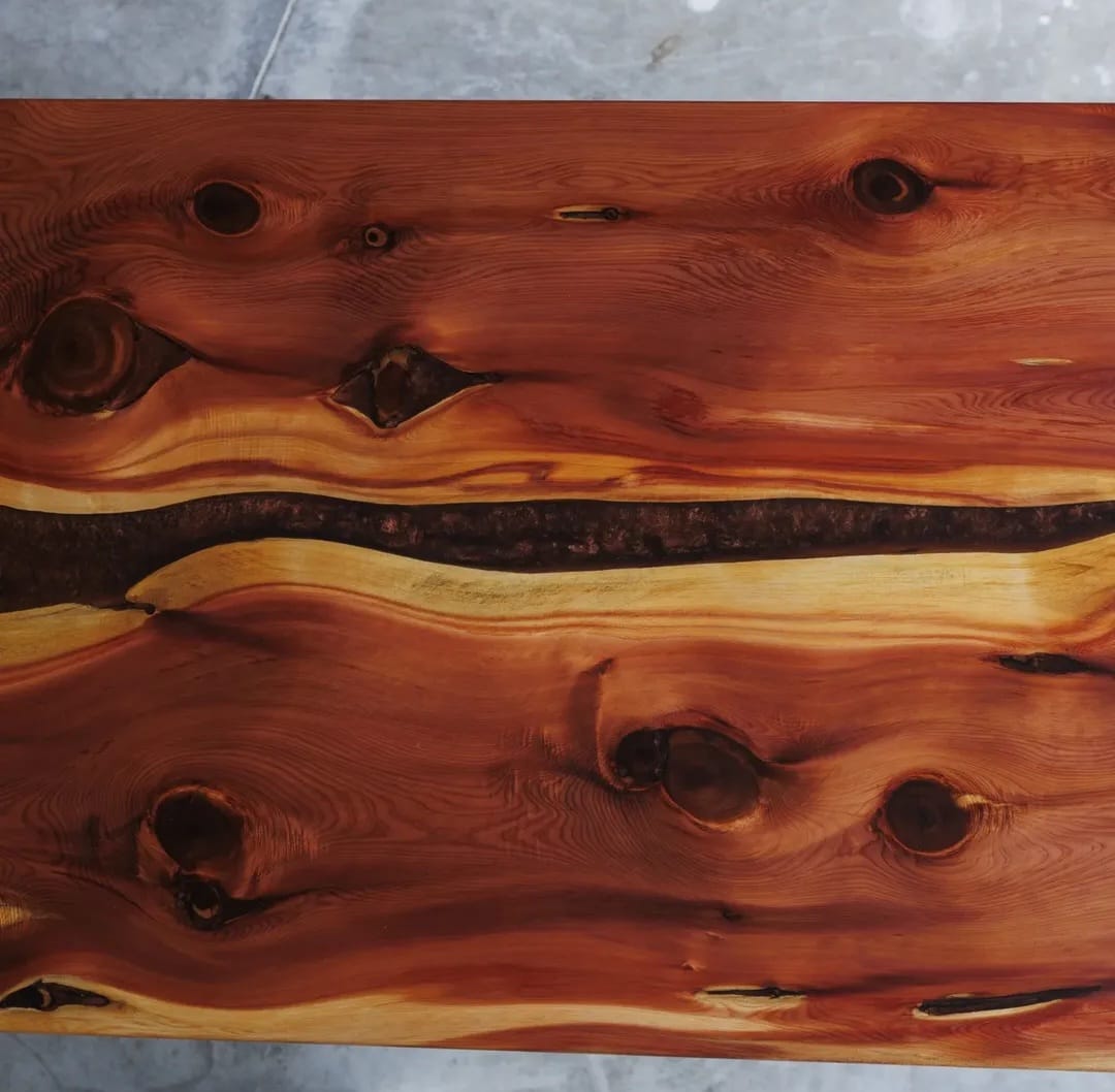 Copper and pine wood slap