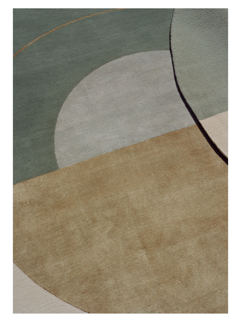 Rising Gemini Combi hand-knotted rug – close-up of the texture | Linie Design at Bois Blanc Home, Limassol, Cyprus