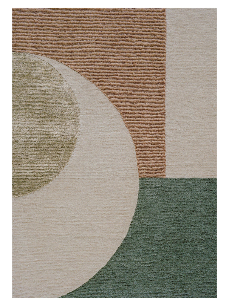 Eternal Orb Combi hand-knotted rug – close-up of the texture | Linie Design at Bois Blanc Home, Limassol, Cyprus