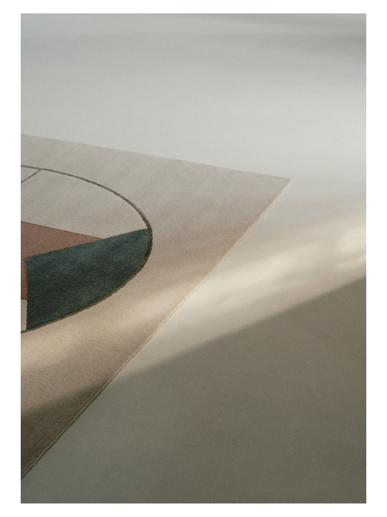 Scenic Spell Combi hand-knotted rug – close-up of the texture | Linie Design at Bois Blanc Home, Limassol, Cyprus