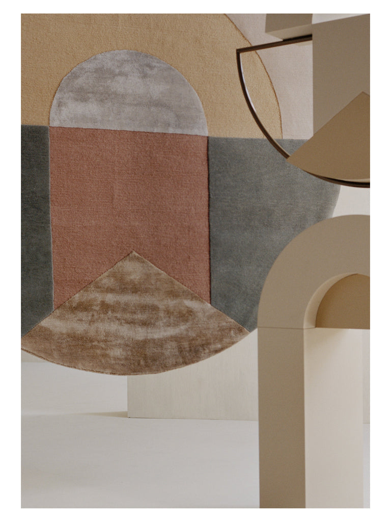 Seraphic Sun Combi hand-knotted rug – close-up of the texture | Linie Design at Bois Blanc Home, Limassol, Cyprus
