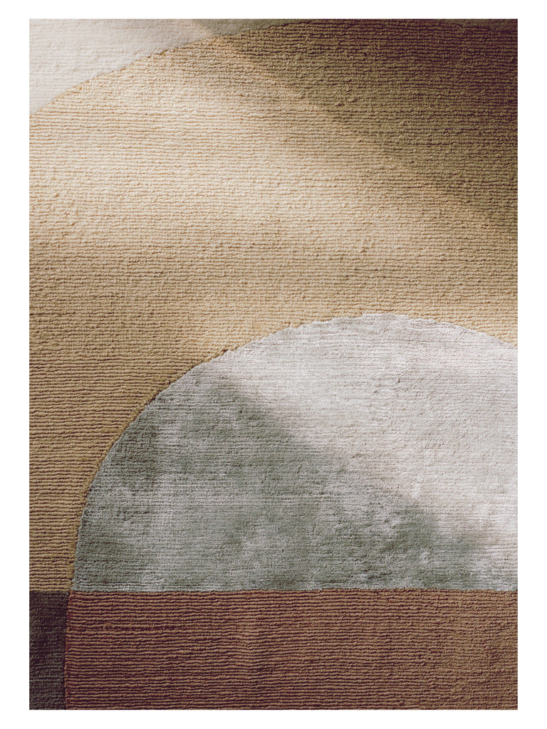 Seraphic Sun Combi hand-knotted rug – close-up of the texture | Linie Design at Bois Blanc Home, Limassol, Cyprus