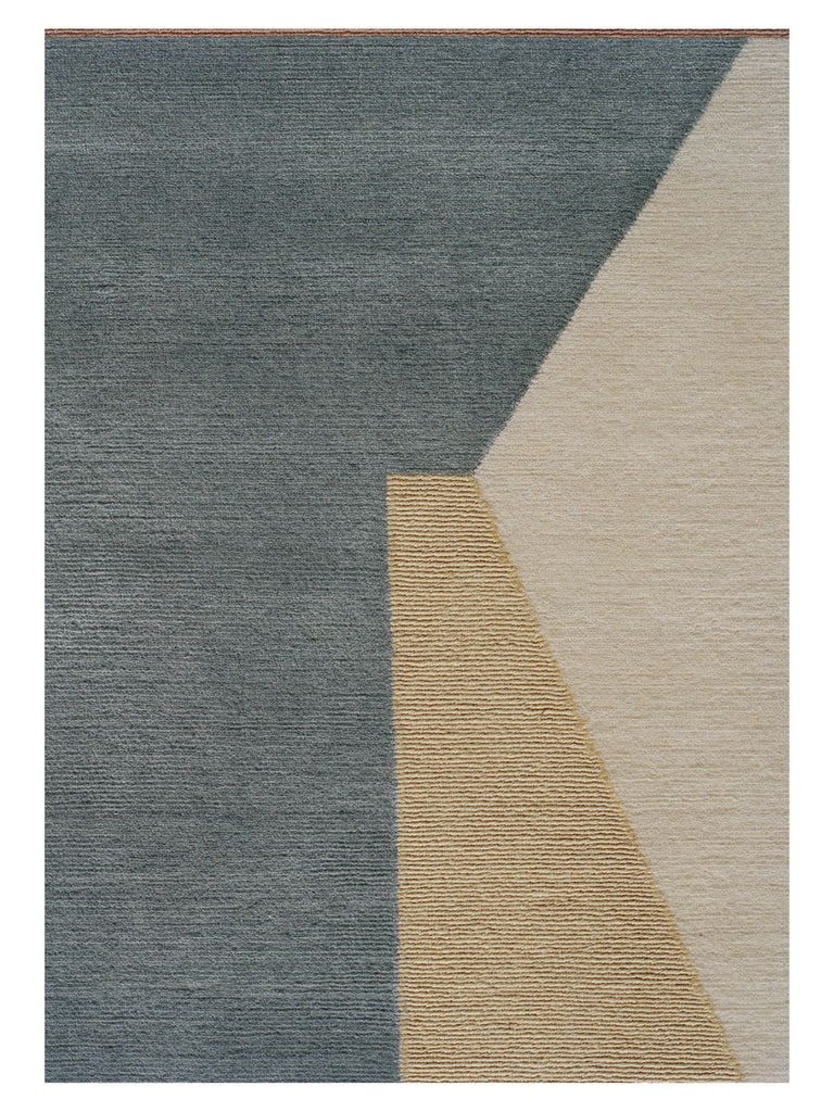 Diffused Aura Combi hand-knotted rug – close-up of the texture | Linie Design at Bois Blanc Home, Limassol, Cyprus