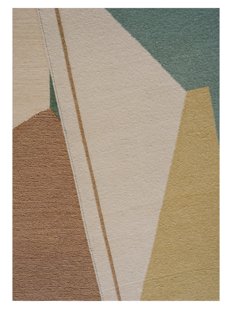 Diffused Aura Combi hand-knotted rug – close-up of the texture | Linie Design at Bois Blanc Home, Limassol, Cyprus