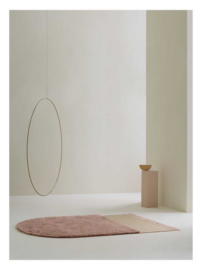 Elusive Moon Powder hand-knotted rug – styled in a living room | Linie Design at Bois Blanc Home, Limassol, Cyprus