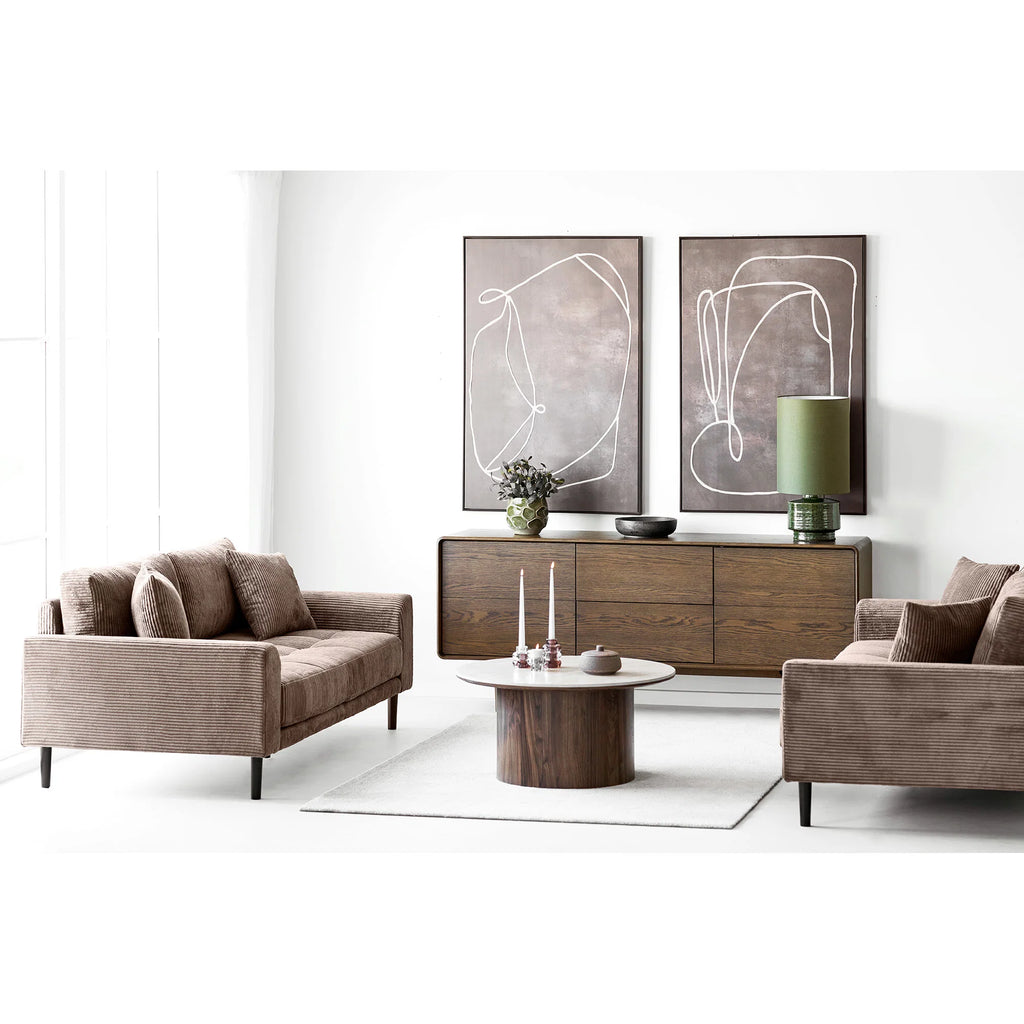 Sideboard, oak, dark brown