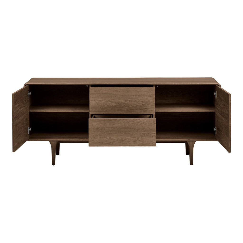 Sideboard, oak, dark brown