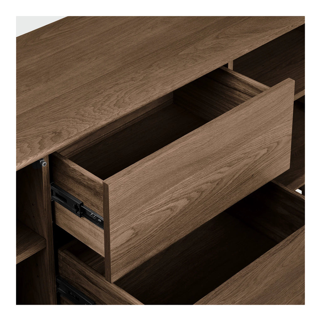 Sideboard, oak, dark brown