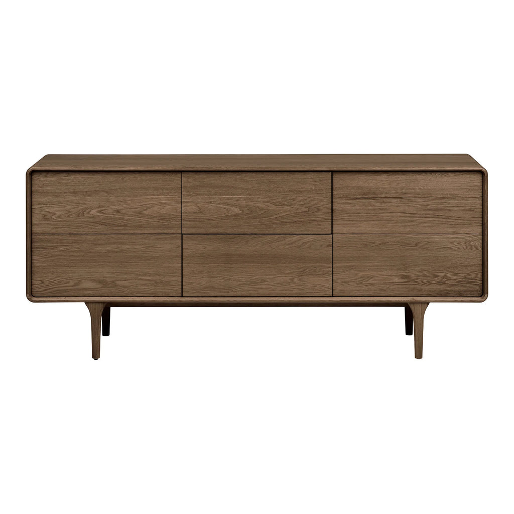 Sideboard, oak, dark brown