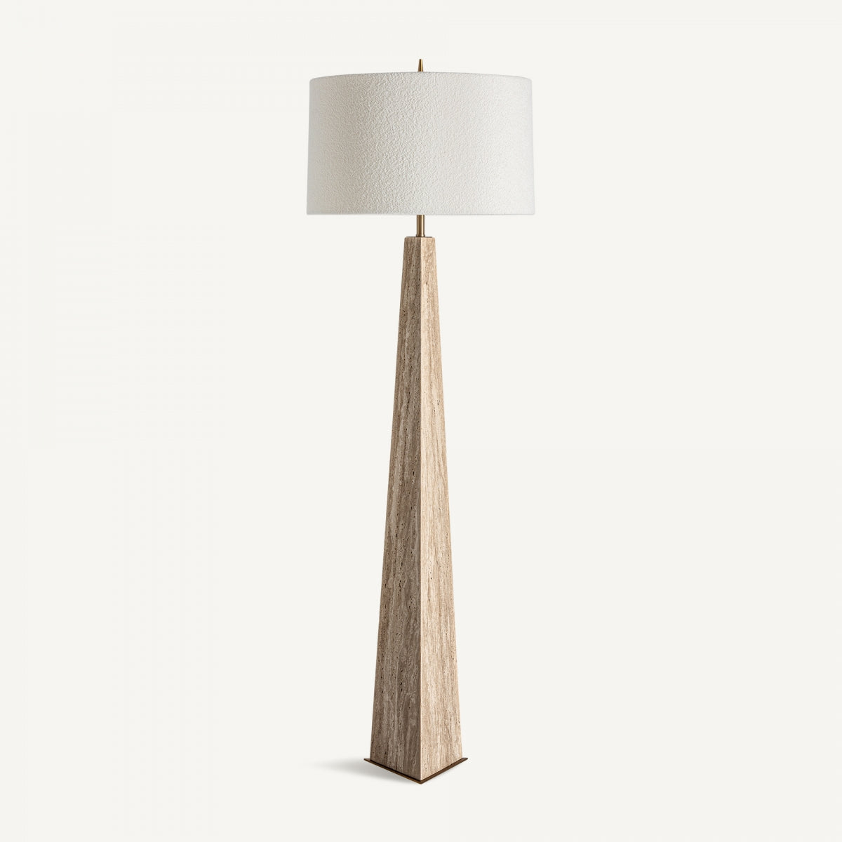 Tetbury Beige Marble & Bronze Iron Floor Lamp 50x50x161 cm