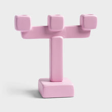 Load image into Gallery viewer, Candle holder chunk large pink