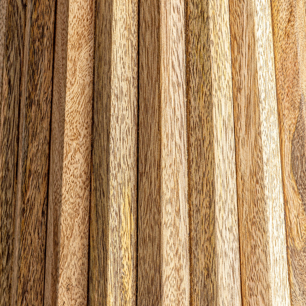 BAR TABLE PLISSÉ WOOD NATURAL