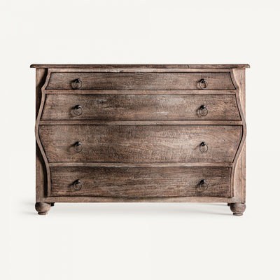 Mango wood chest of drawers