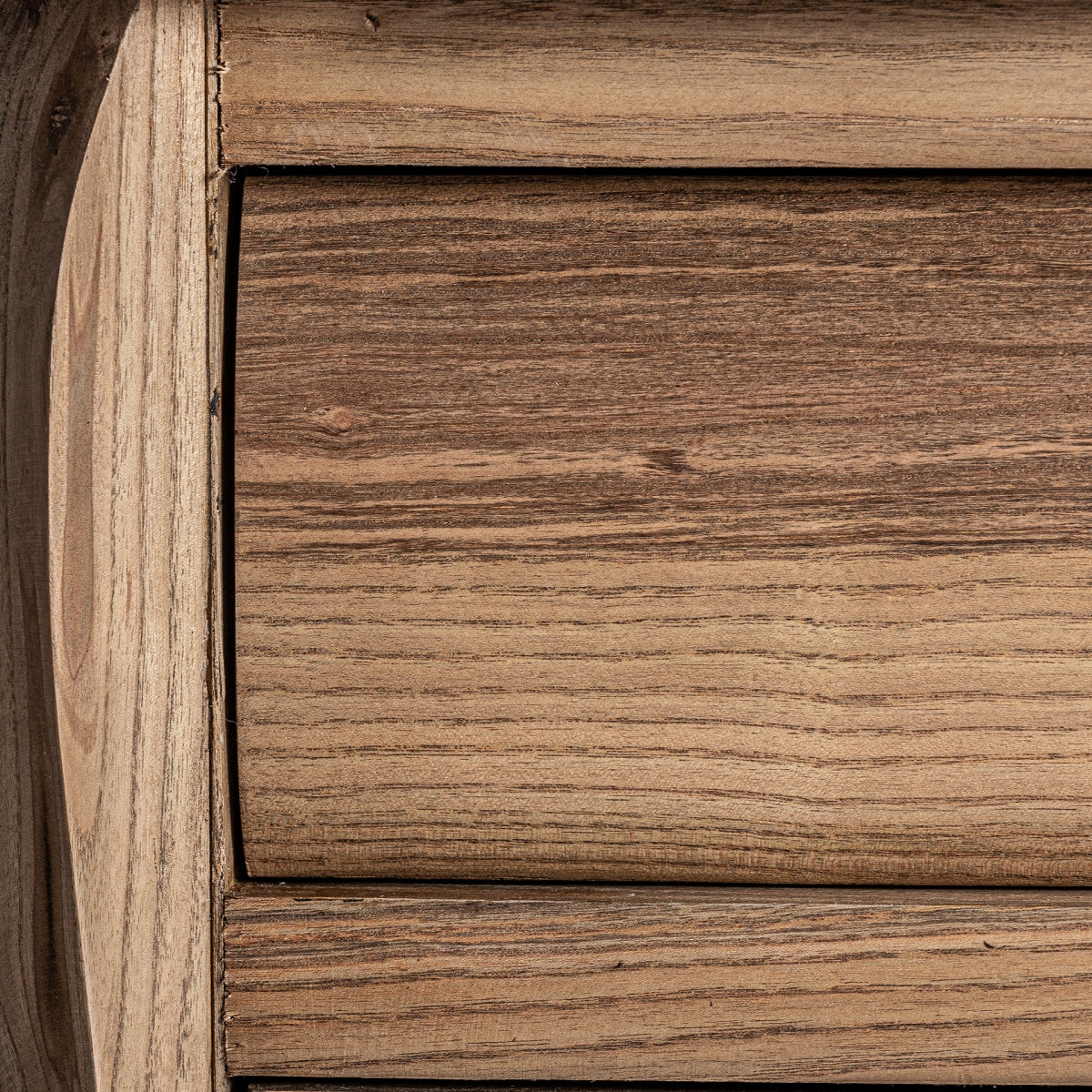 Elm wood bedside table
