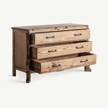 Load image into Gallery viewer, Elm wood chest of drawers