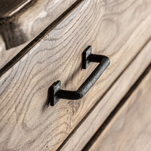 Load image into Gallery viewer, Elm wood chest of drawers