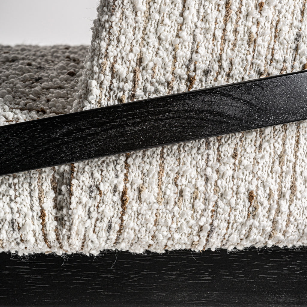 Upholstered armchair