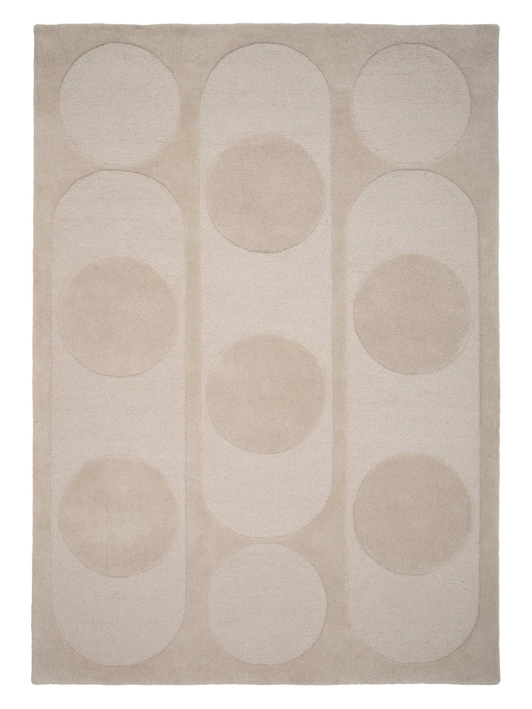 Orb Alliance Chalk hand-tufted rug – product photo | Linie Design at Bois Blanc Home, Limassol, Cyprus