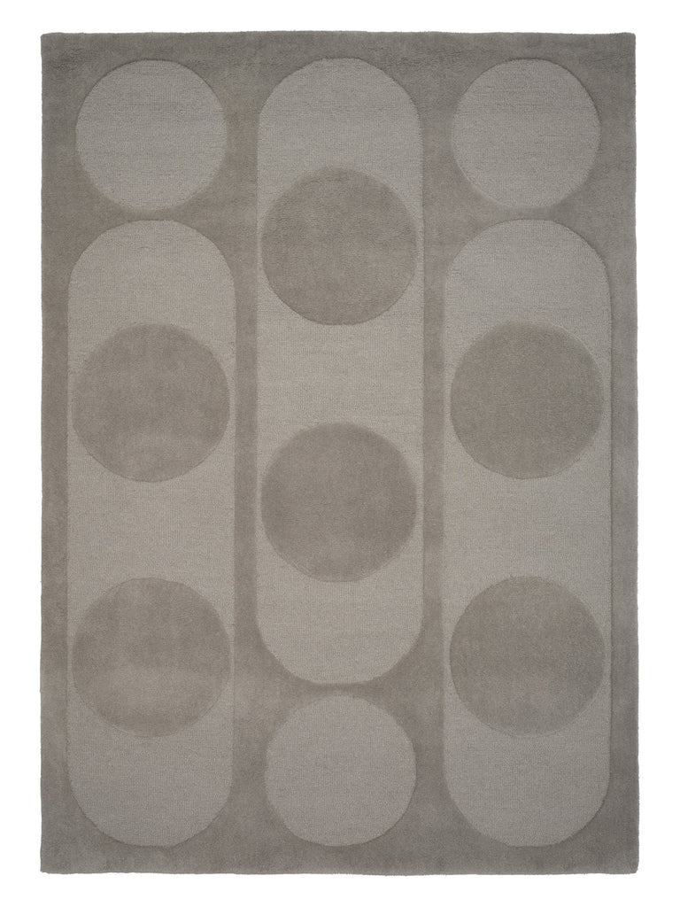Orb Alliance Grey hand-tufted rug – product photo | Linie Design at Bois Blanc Home, Limassol, Cyprus