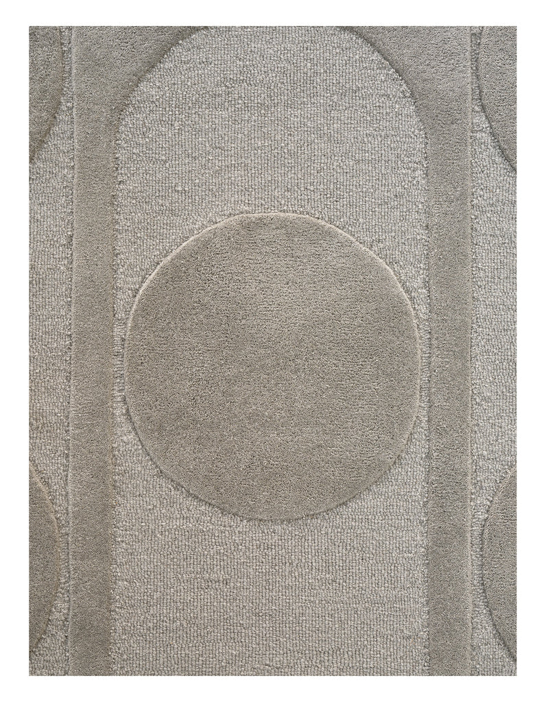 Orb Alliance Grey hand-tufted rug – close-up of the texture | Linie Design at Bois Blanc Home, Limassol, Cyprus
