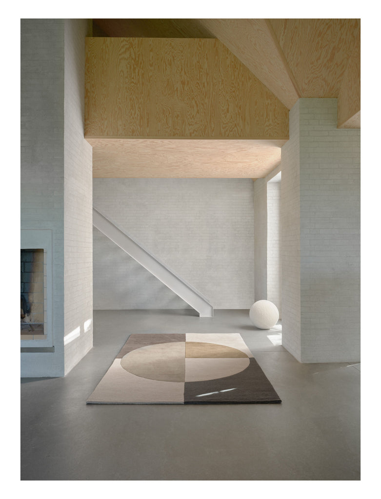 Radiality Olive hand-tufted rug | Linie Design at Bois Blanc Home, Limassol, Cyprus