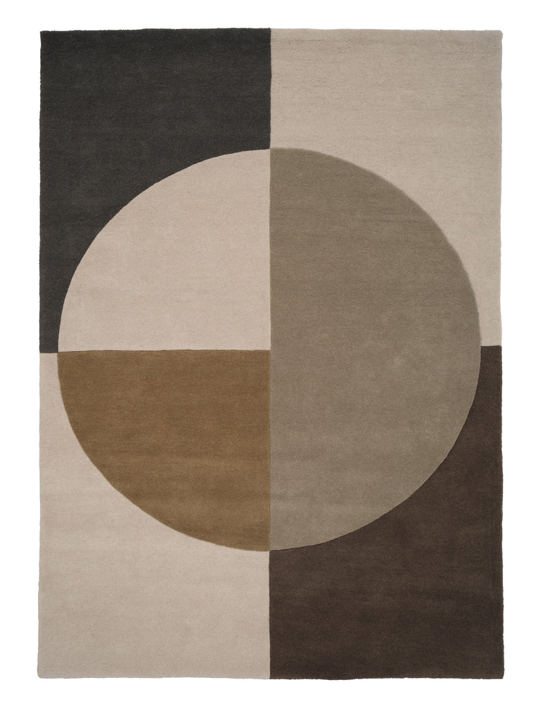 Radiality Olive hand-tufted rug – product photo | Linie Design at Bois Blanc Home, Limassol, Cyprus