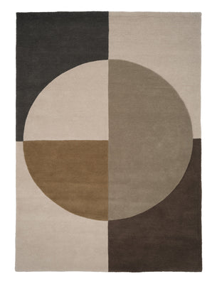 Radiality Olive hand-tufted rug – product photo | Linie Design at Bois Blanc Home, Limassol, Cyprus