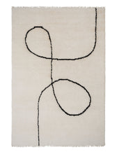 Charger l'image dans la galerie, Astral Spiral Black hand-knotted rug – product photo | Linie Design at Bois Blanc Home, Limassol, Cyprus