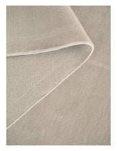 Load image into Gallery viewer, Elemental Verse Beige hand-knotted rug – close-up of the texture | Linie Design at Bois Blanc Home, Limassol, Cyprus