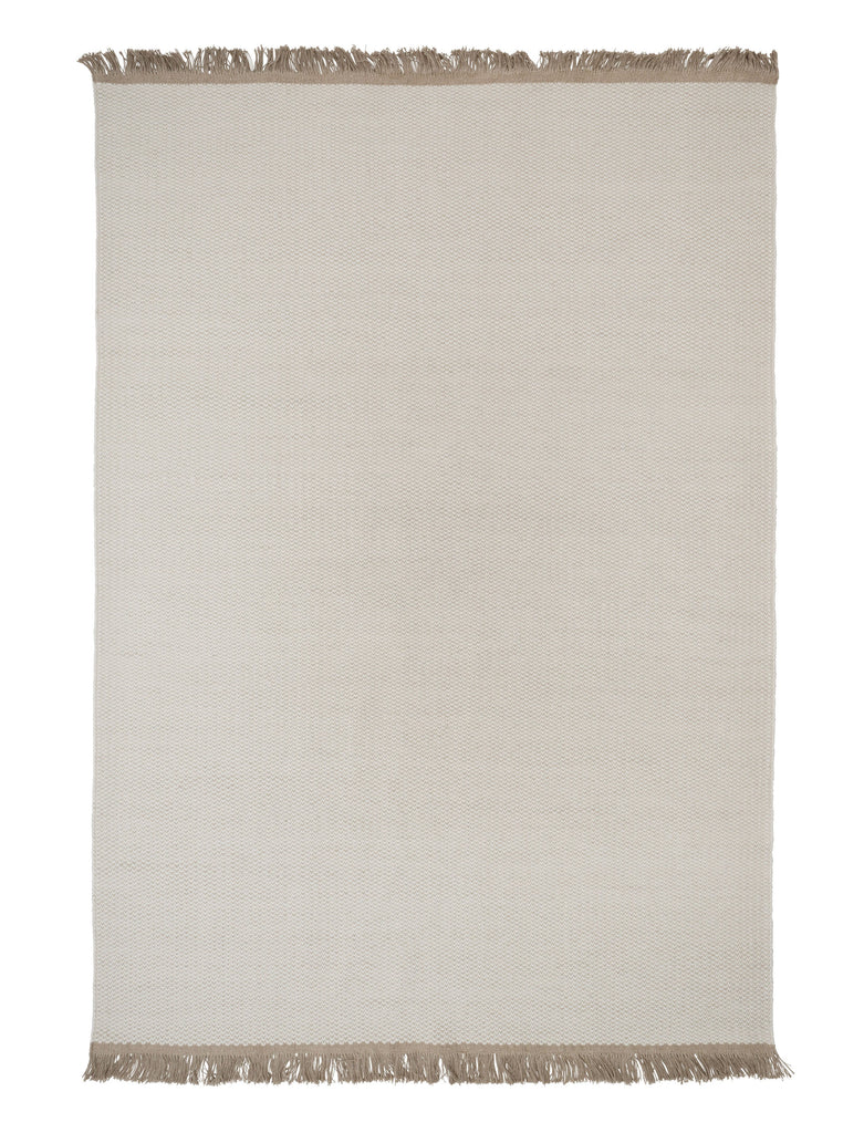 Pastoral Unity White hand-woven rug – product photo | Linie Design at Bois Blanc Home, Limassol, Cyprus