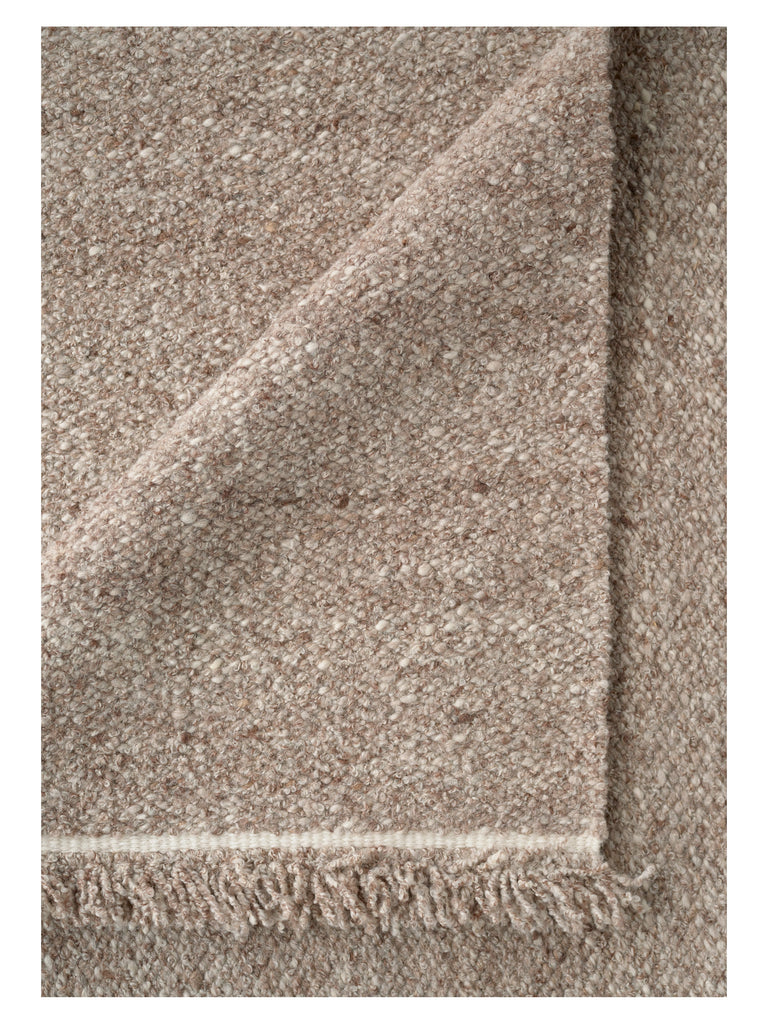 Peaceful Parity Camel hand-woven rug – close-up of the texture | Linie Design at Bois Blanc Home, Limassol, Cyprus