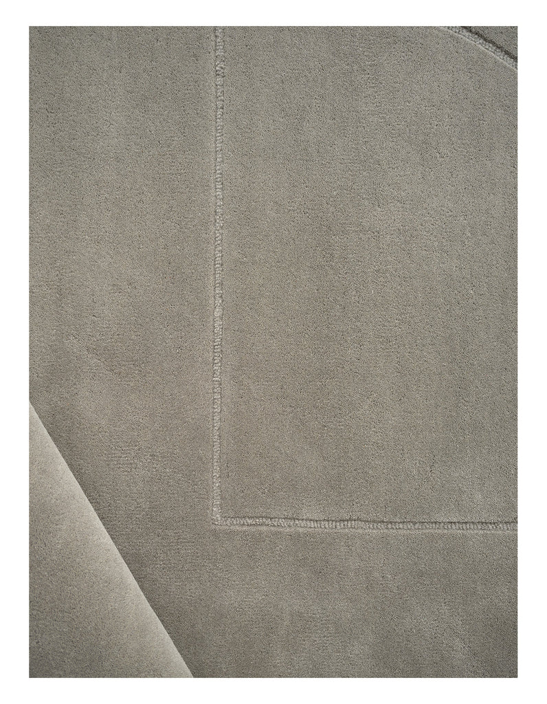 Lineal Poem Grey hand-tufted rug – close-up of the texture | Linie Design at Bois Blanc Home, Limassol, Cyprus