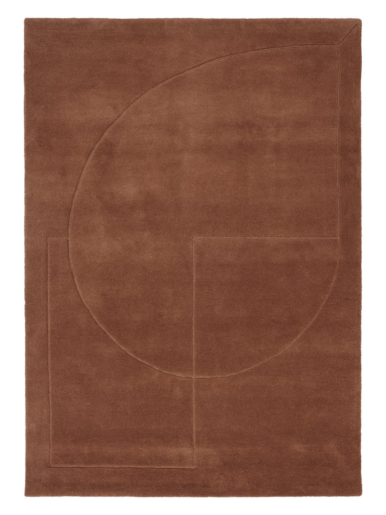 Lineal Poem Amber hand-tufted rug – product photo | Linie Design at Bois Blanc Home, Limassol, Cyprus