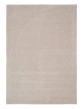 Laden Sie das Bild in den Galerie-Viewer, Lineal Poem Beige hand-tufted rug – product photo | Linie Design at Bois Blanc Home, Limassol, Cyprus