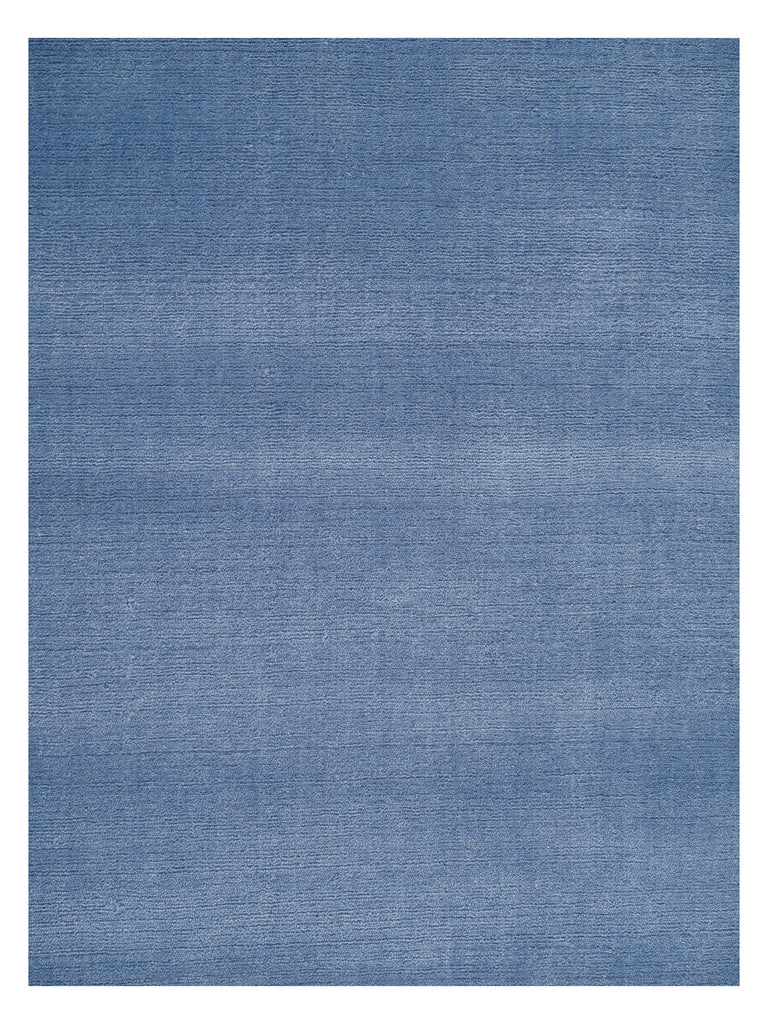 Halo Cloud Blue loom-knotted rug – close-up of the texture | Linie Design at Bois Blanc Home, Limassol, Cyprus