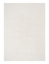 Load image into Gallery viewer, Geometric Maze White loom-knotted rug – product photo | Linie Design at Bois Blanc Home, Limassol, Cyprus
