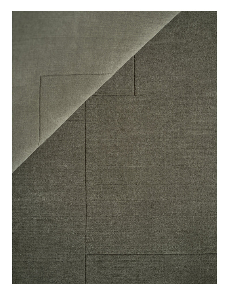 Geometric Maze Moss loom-knotted rug – close-up of the texture | Linie Design at Bois Blanc Home, Limassol, Cyprus