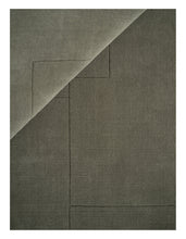 Load image into Gallery viewer, Geometric Maze Moss loom-knotted rug – close-up of the texture | Linie Design at Bois Blanc Home, Limassol, Cyprus