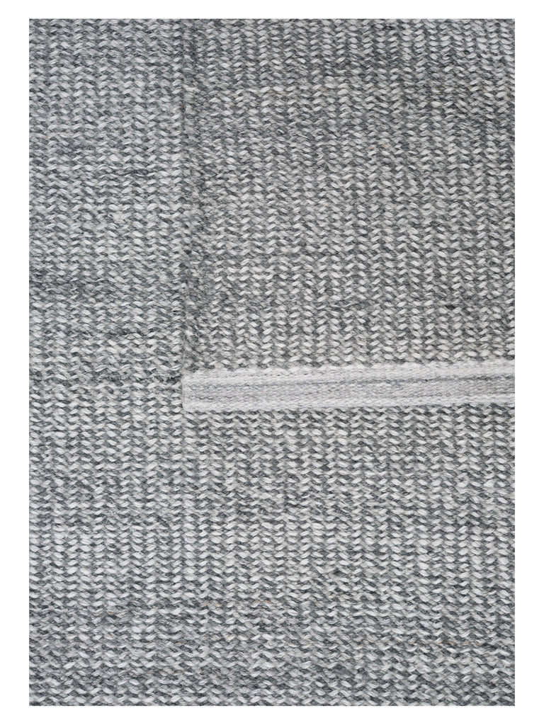 Ash Melange Grey hand-woven rug – close-up of the texture | Linie Design at Bois Blanc Home, Limassol, Cyprus