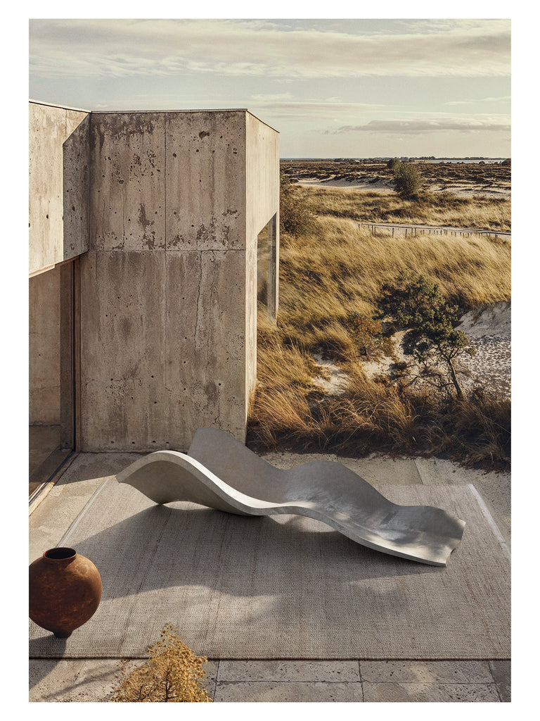 Ash Melange Earth hand-woven rug – detail 2 | Linie Design at Bois Blanc Home, Limassol, Cyprus