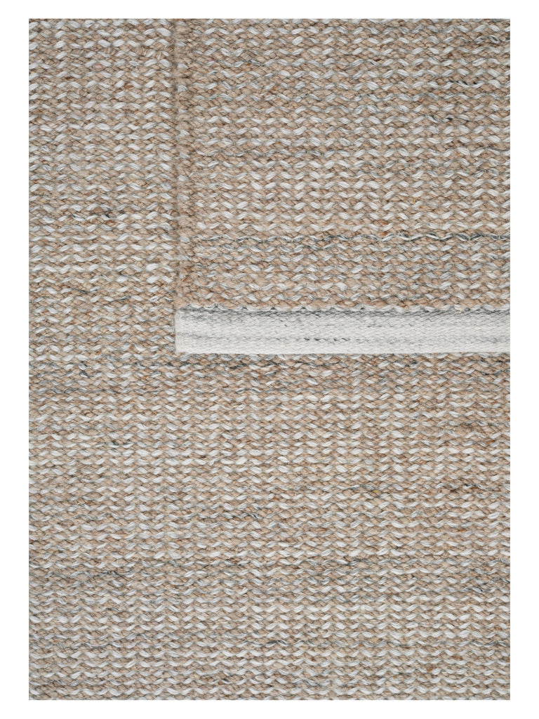 Ash Melange Earth hand-woven rug – close-up of the texture | Linie Design at Bois Blanc Home, Limassol, Cyprus